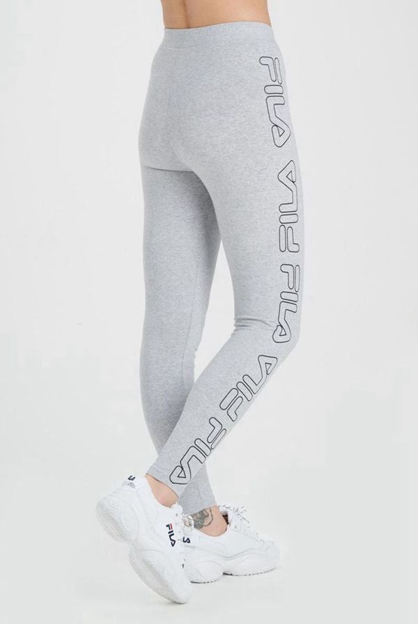 Leggins Fila Mujer Gris Claro / Negras - Romy Legging - España 837420INZ